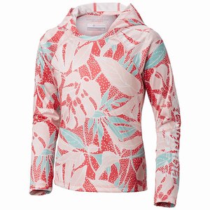 Columbia Super PFG Tidal™ Hoodie Flickor Rosa (ENIGB4816)